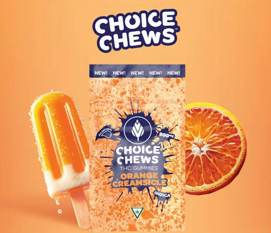 Choice | Orange Creamsicle | Gummies | 200mg | Indica