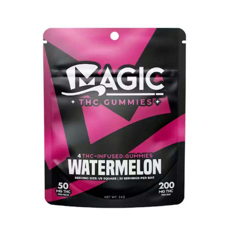 Magic | Watermelon | Infused Gummies | 200mg | Hybrid
