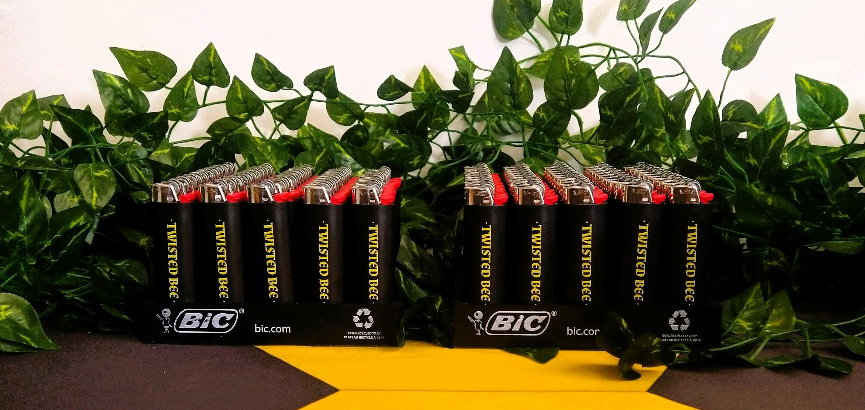 Twisted Bee Bic Lighter