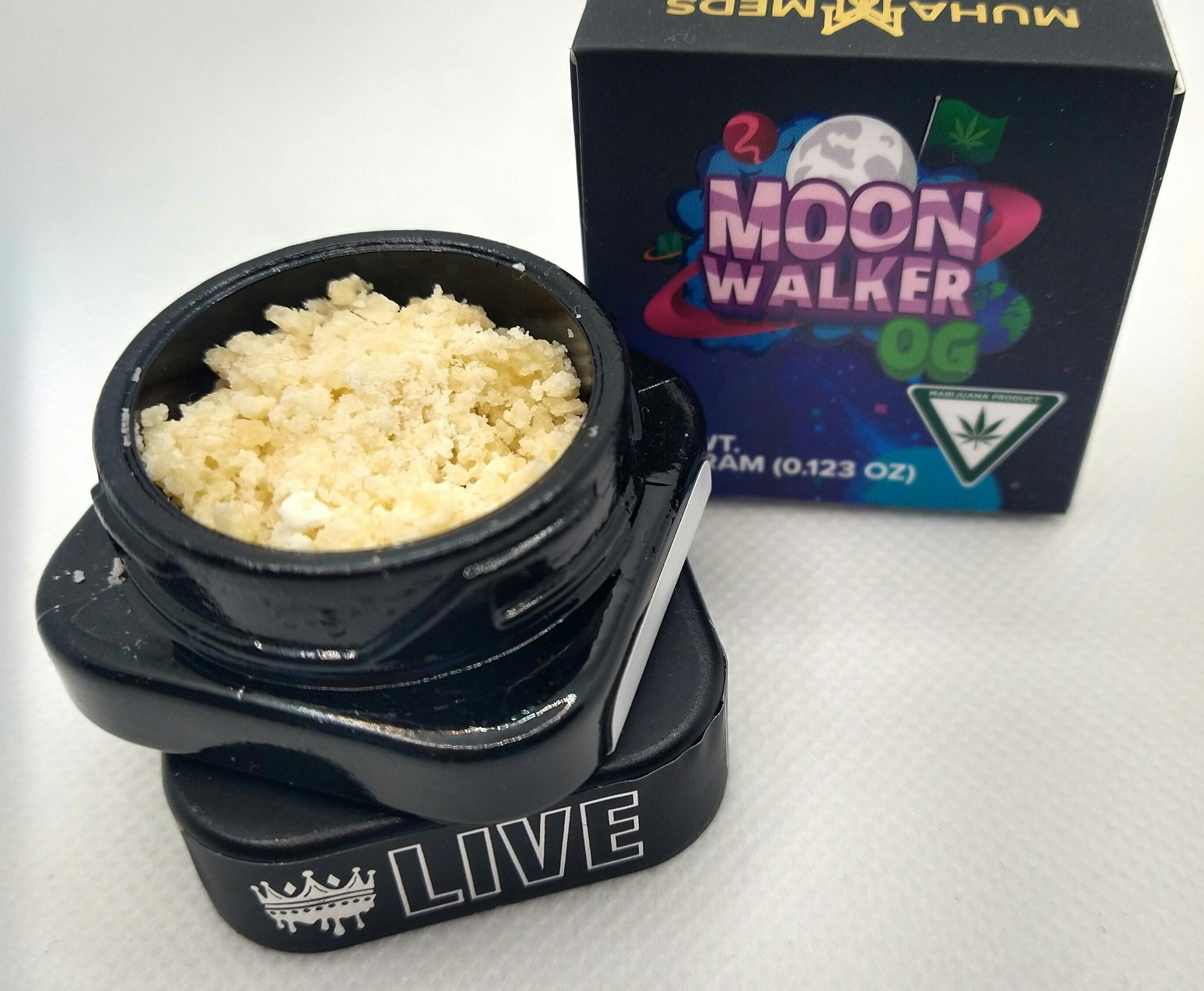 Muha Meds | Moon Walker | Live Resin Concentrate | 3.5g | Indica