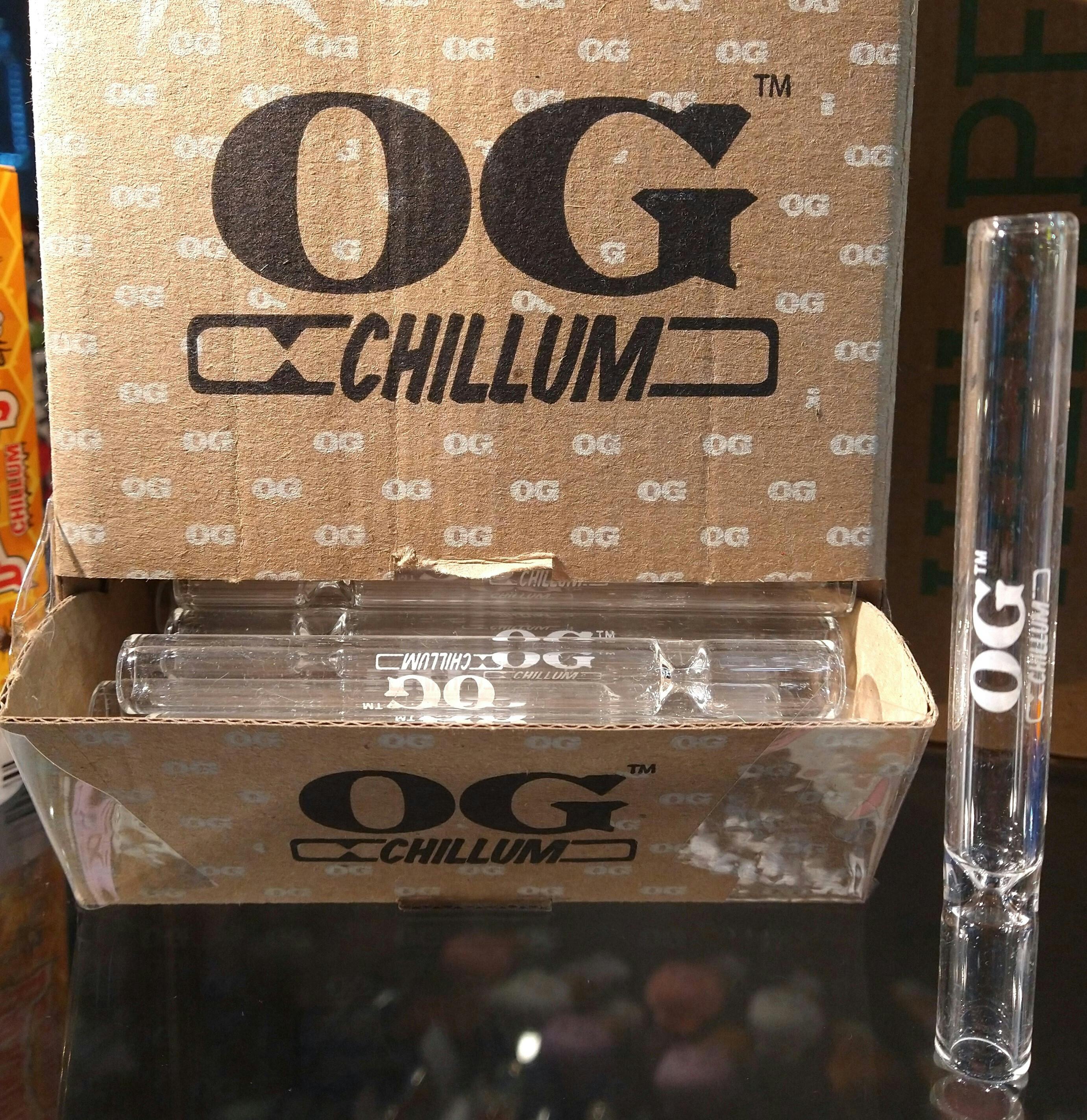 Glass Chillum | Clear Glass | OG Chillum