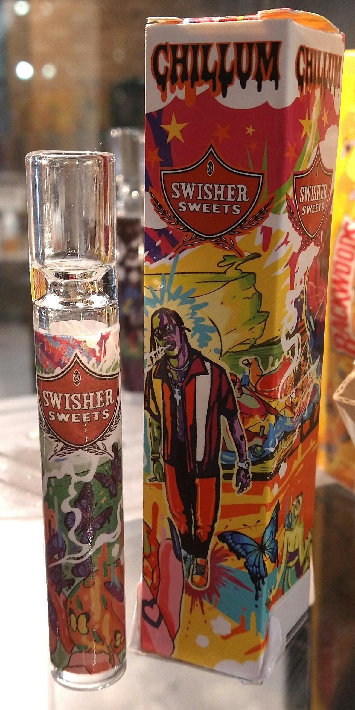 Swisher | Glass Chillum | 4 Inches