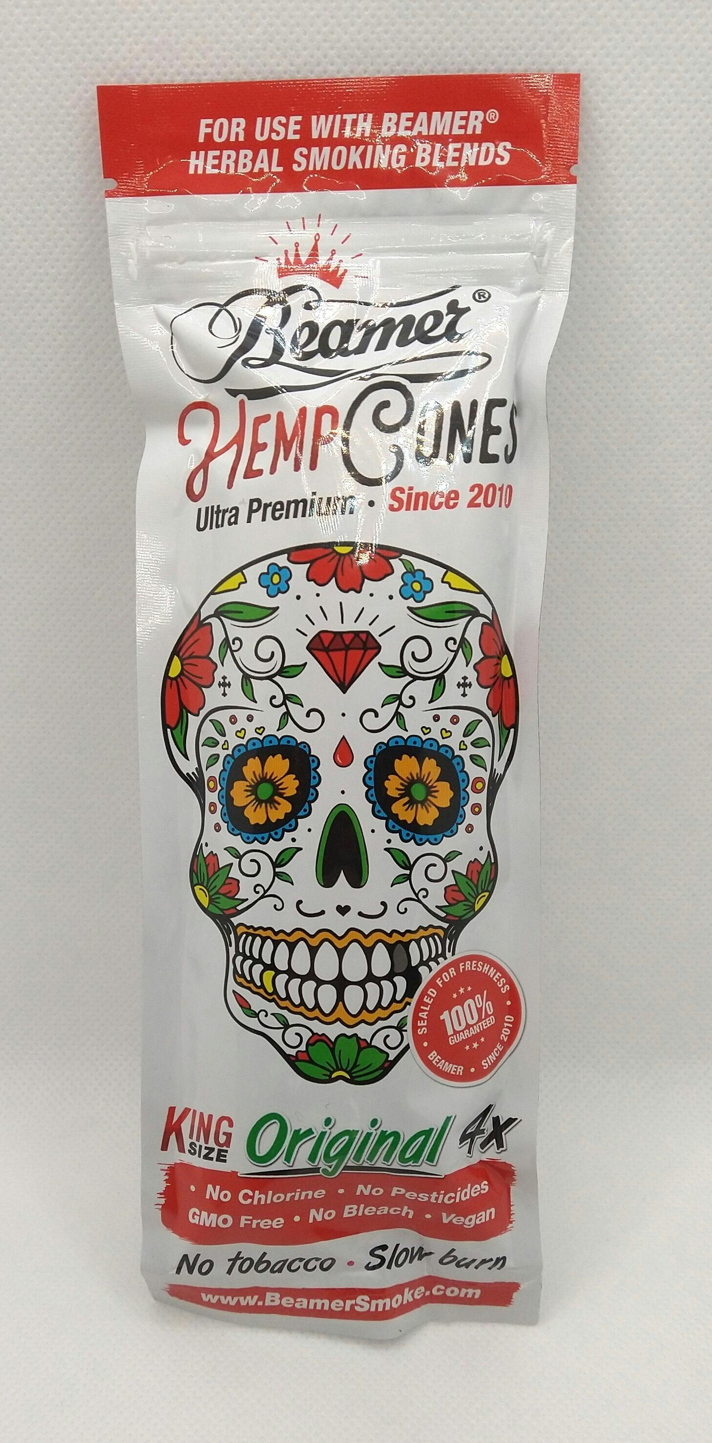 Beamer Hemp Cones | King Size Original | 4 Pack