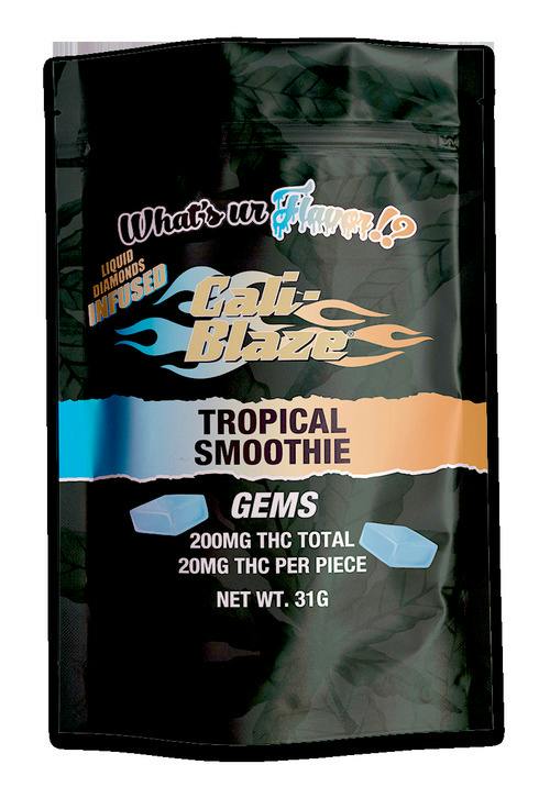 Cali Blaze | Tropical Smoothie | Infused Gummies | 200mg | Sativa