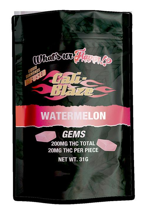 Cali Blaze | Watermelon | Infused Gummies | 200mg | Sativa