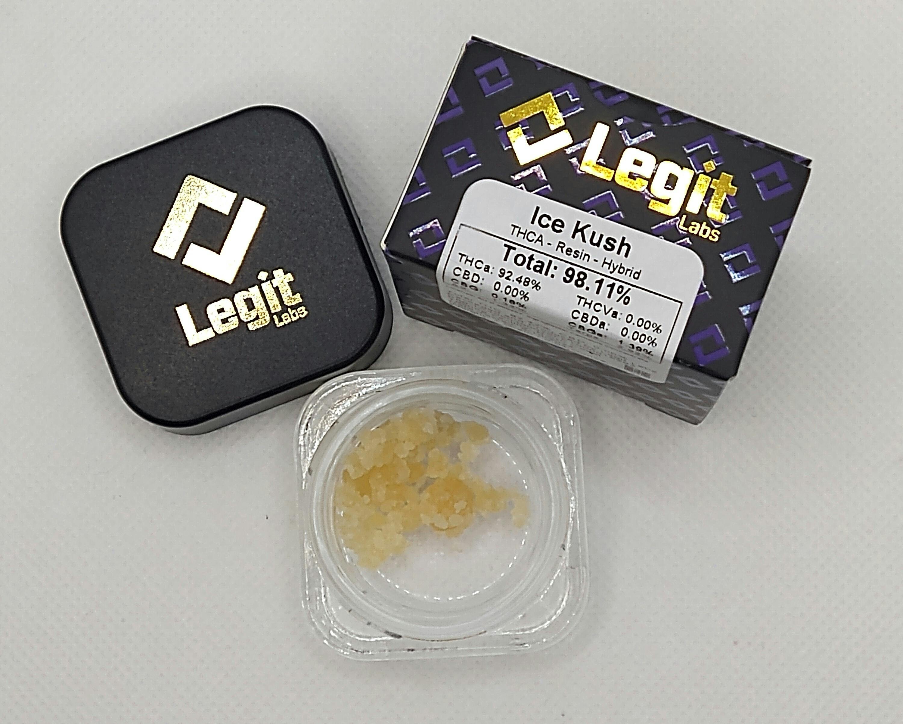 Legit Labs | Ice Kush | THCA Concentrate | 1g | Hybrid