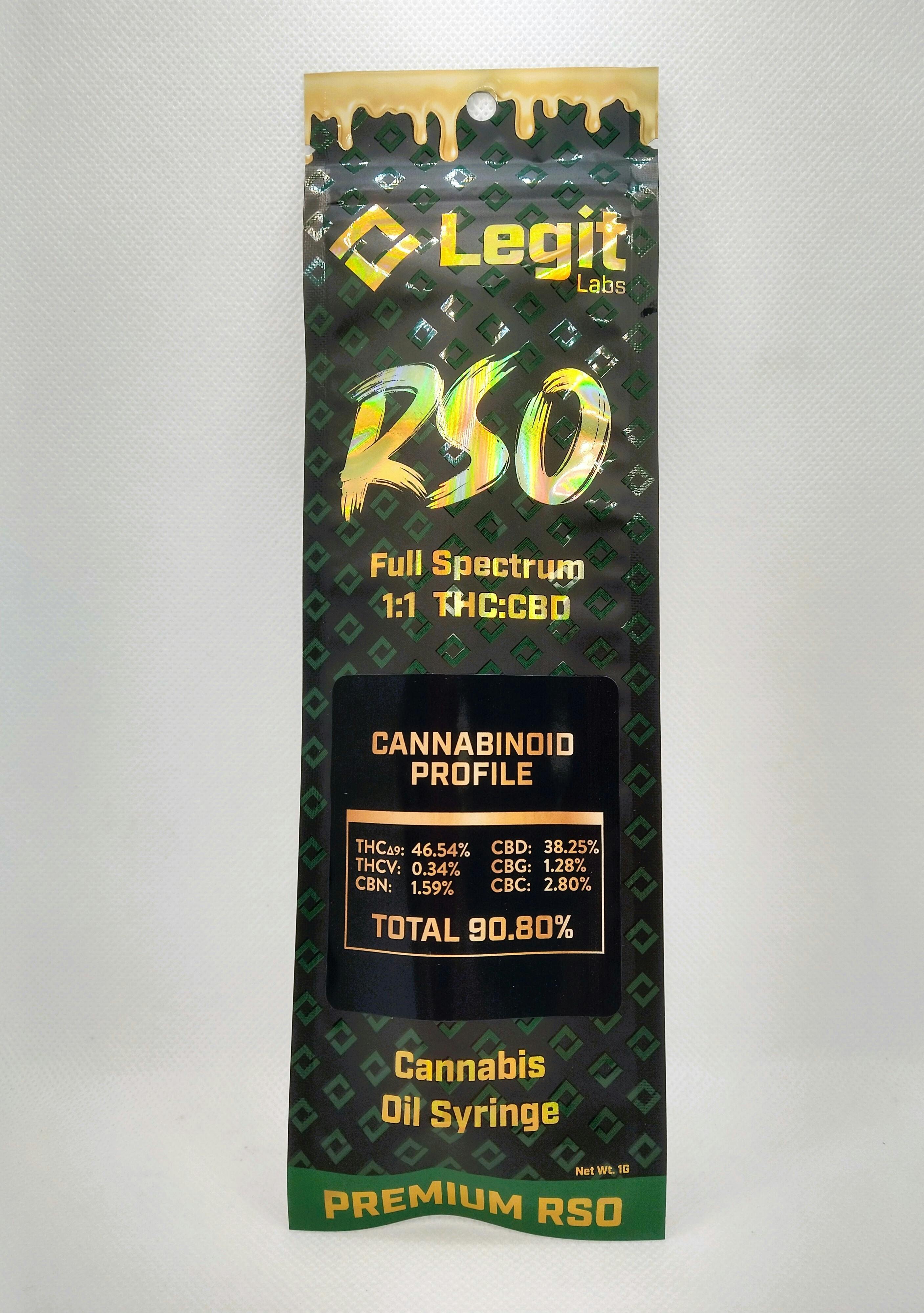 Lit Labs | RSO | 1g | 1:1 THC:CBD