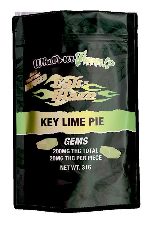 Cali Blaze | Key Lime | Infused Gummies | 200mg | Hybrid