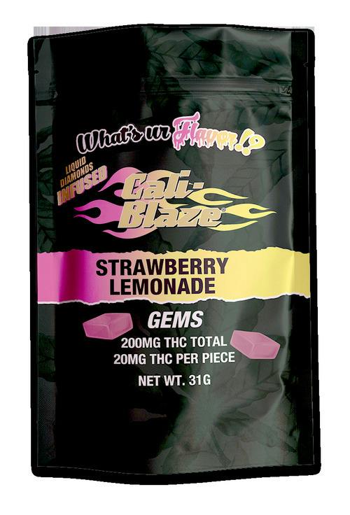 Cali Blaze | Strawberry Lemonade | Infused Gummies | 200mg | Sativa