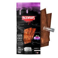 Packwraps | Hemp Wraps | Two Pack pouches | Gushin Grape