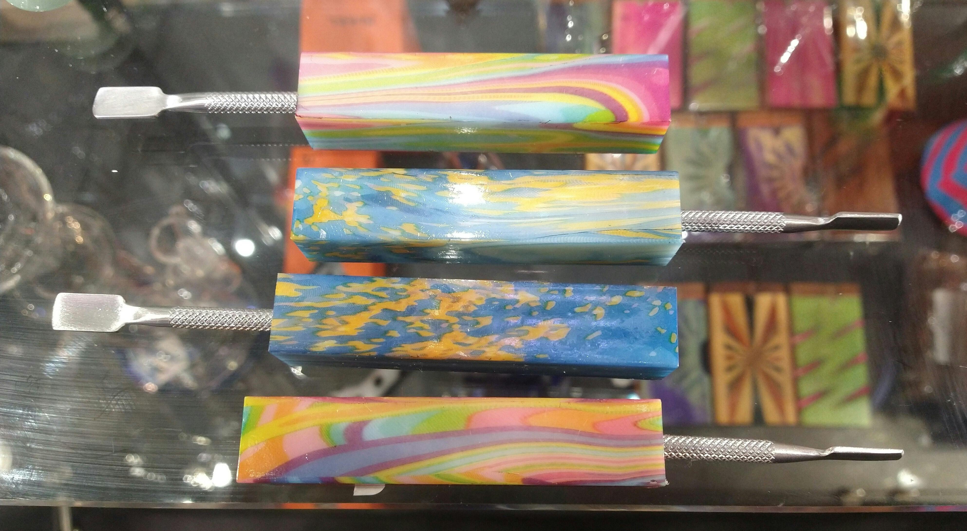 Rainbow Dab Tool | Stainless Steel Dabber | Assorted Colors