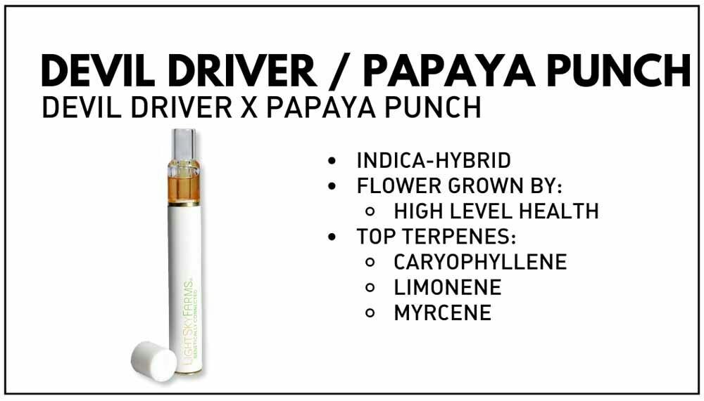 Light Sky Farms | Sunkizt #17 | Live Rosin Disposable Vape | 0.5g | Sativa