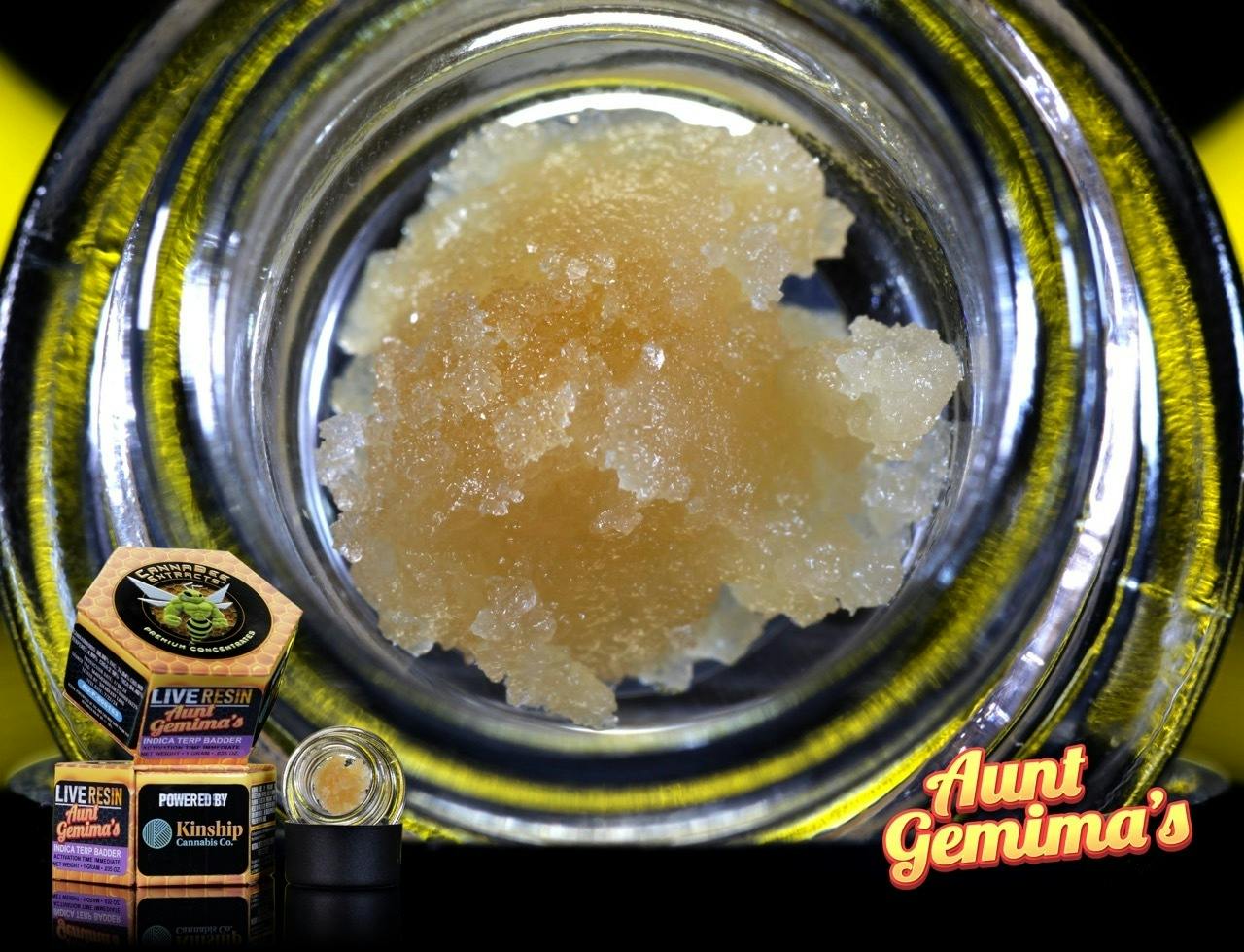 Canna Bee | Aunt Gemima's | Live Resin Terp Badder | 1g | Indica