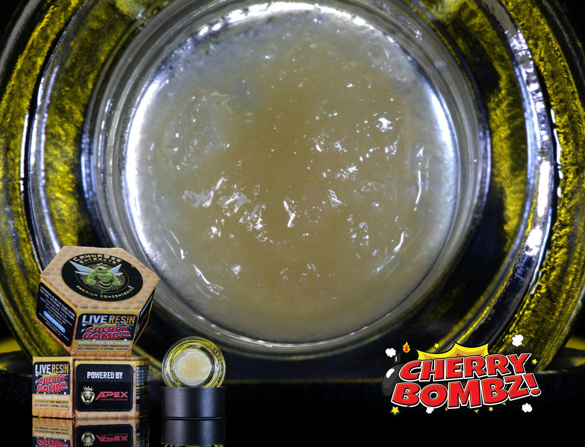 Canna Bee | Cherry Bombz | Live Resin Terp Badder | 1g | Sativa