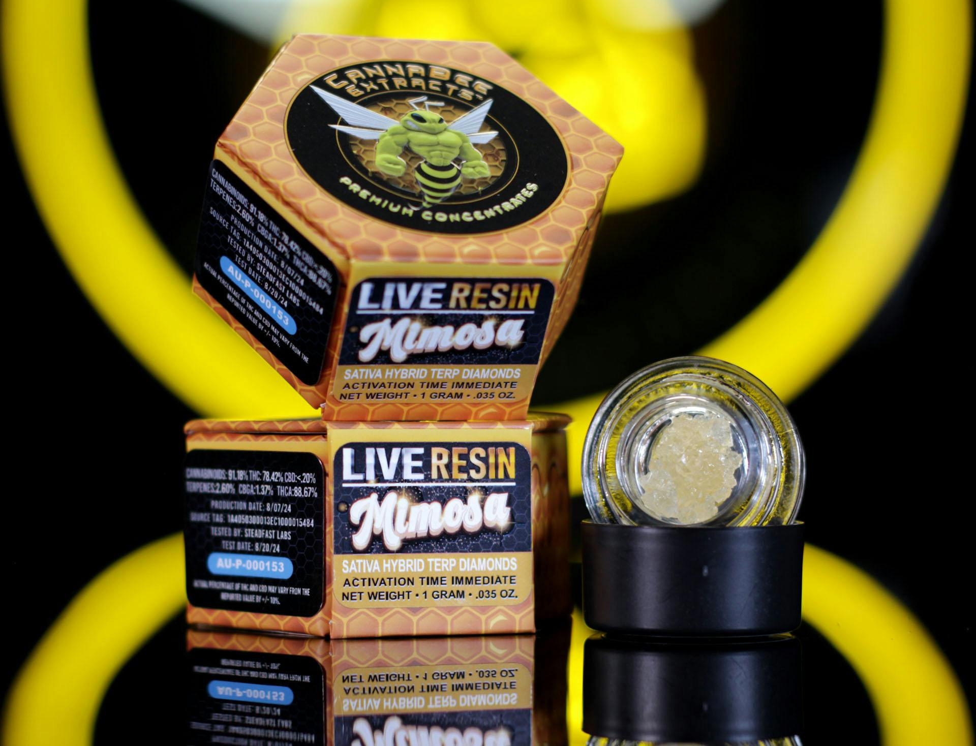 Canna Bee | Mimosa | Live Resin Terp Diamonds | 1g | Sativa