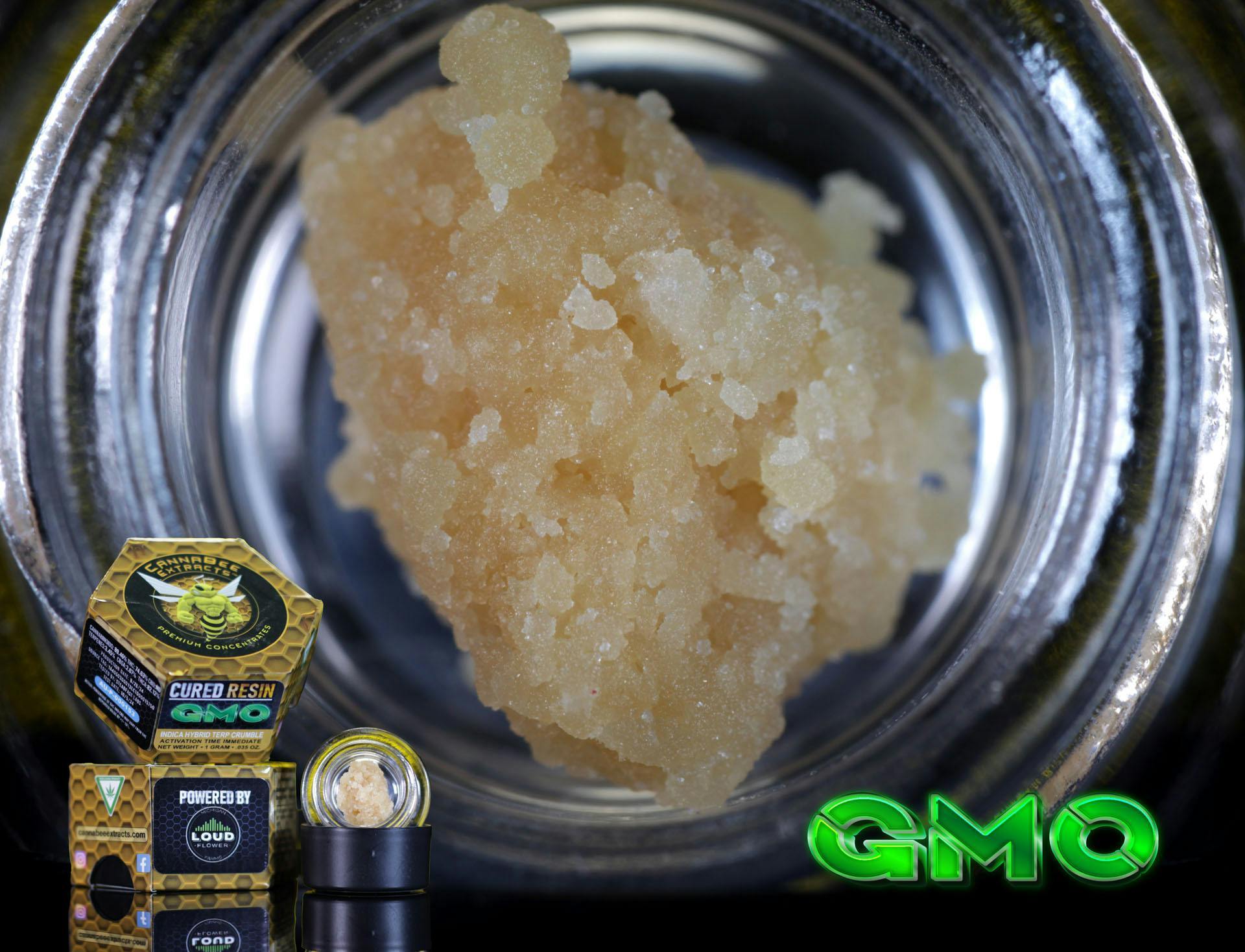 Canna Bee | GMO | Cured Resin Terp Crumble | 1g | Indica
