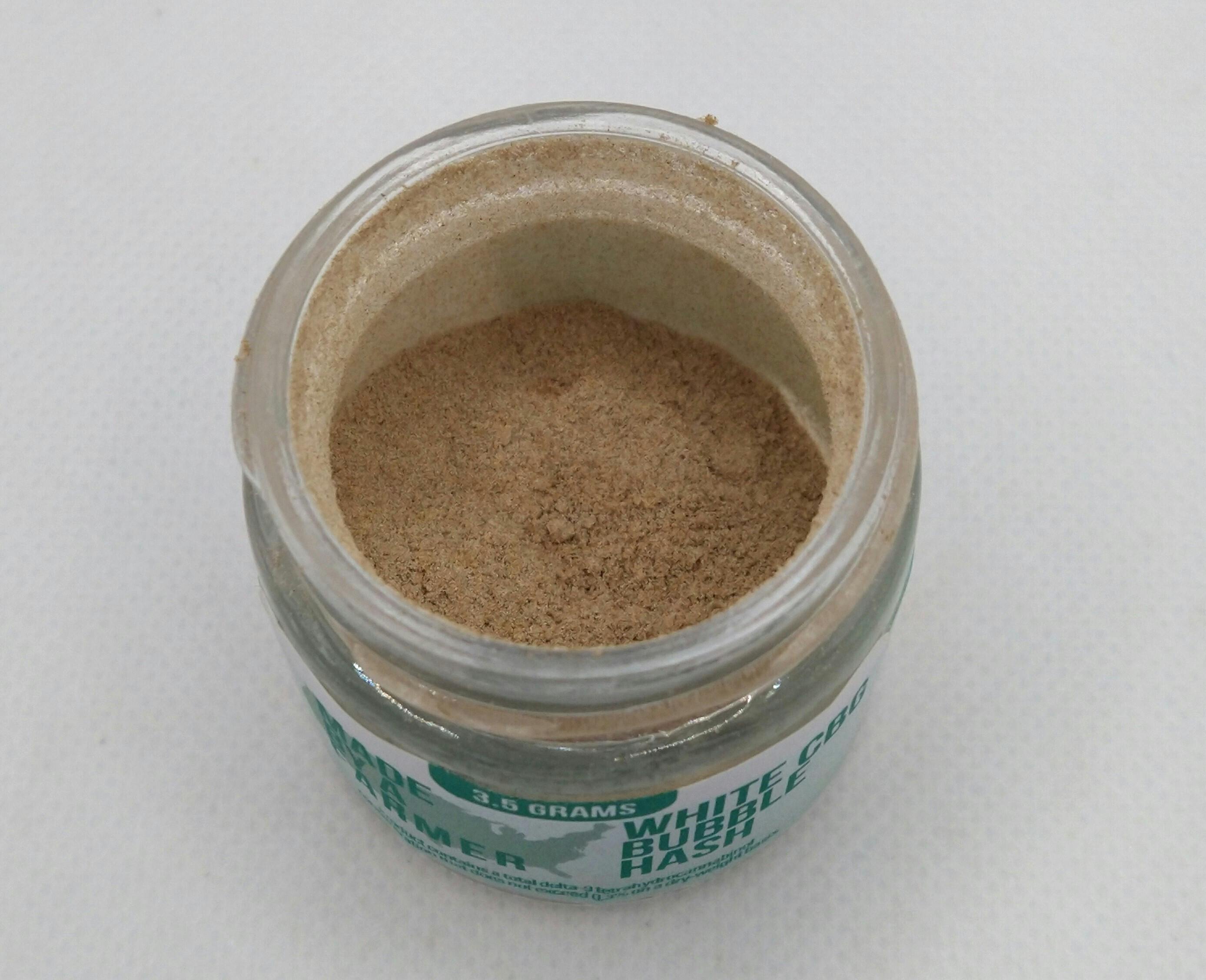 MBAF | White CBG | (NO THC) Infused Bubble Hash | 3.5g