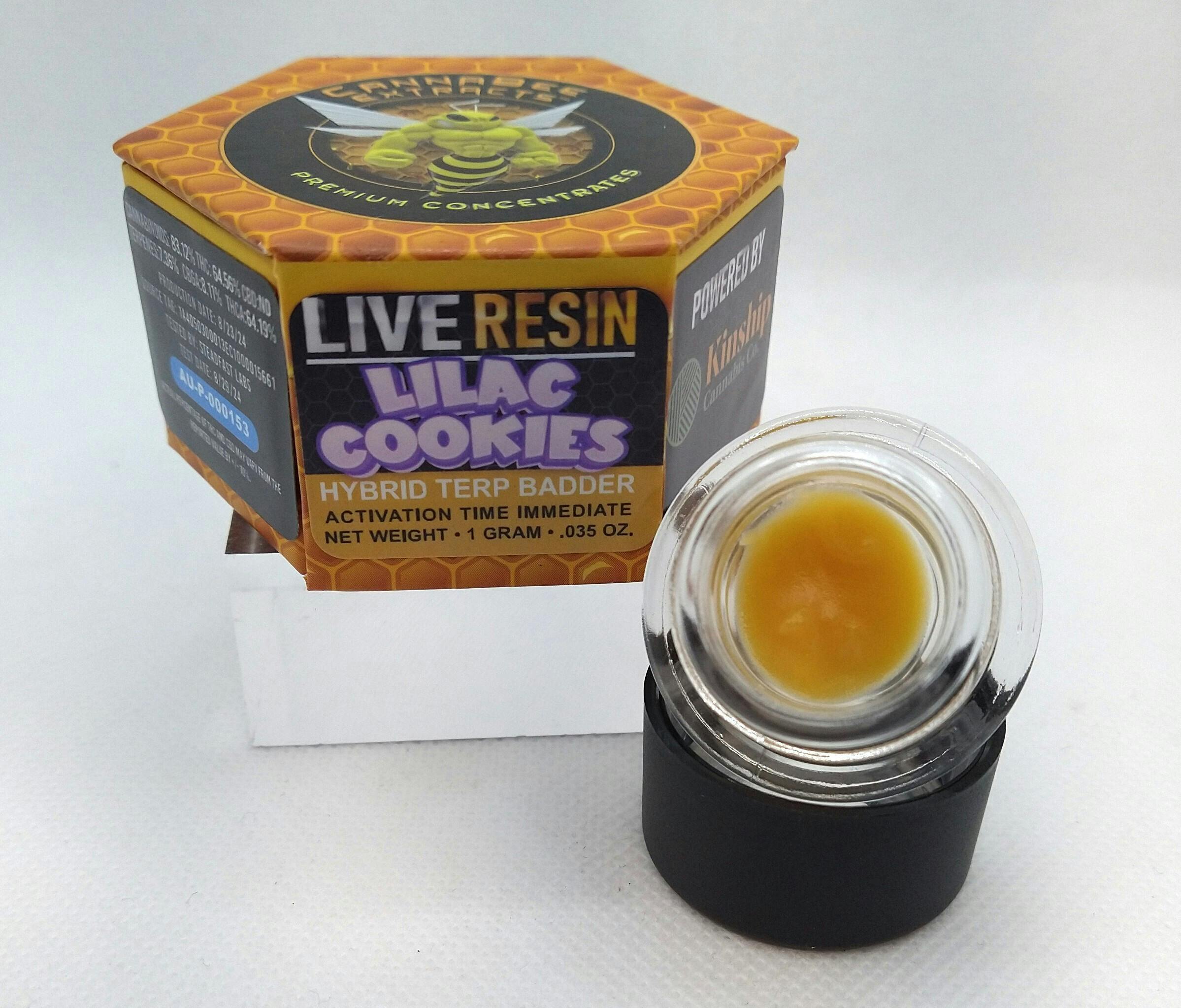 Canna Bee | Lilac Cookies | Live Resin Terp Badder | 1g | Hybrid