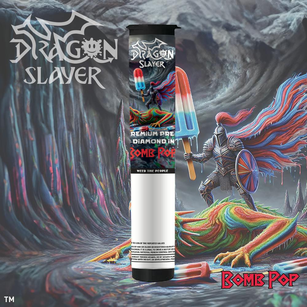 Dragon Slayer | Bomb Pop | Infused Pre-roll | 1.2g | Hybrid