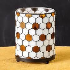 Mosaic Glass Vase | With LED Candle