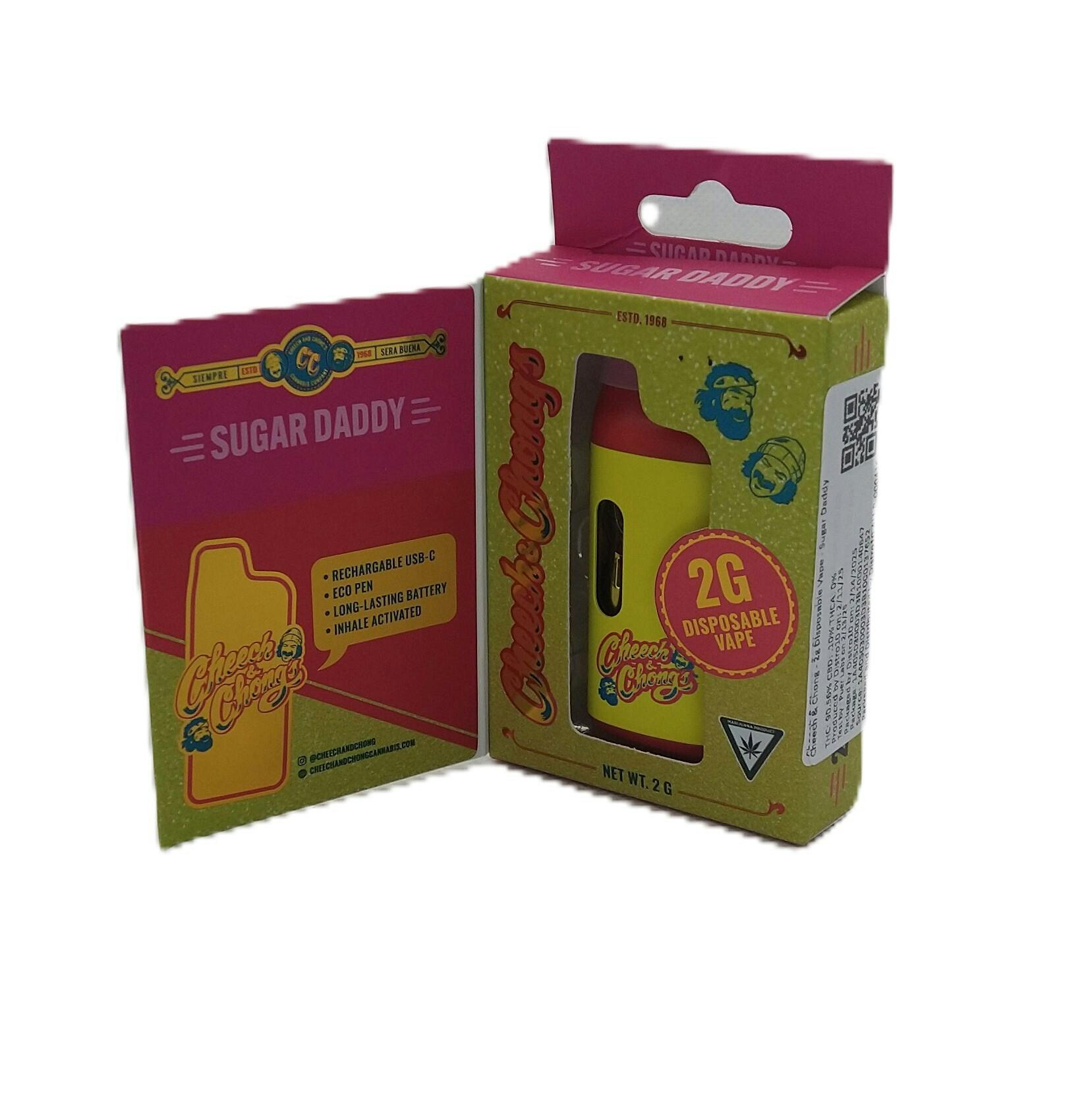 Cheech & Chong | Sugar Daddy | Disposable Vape | 2g | Indica