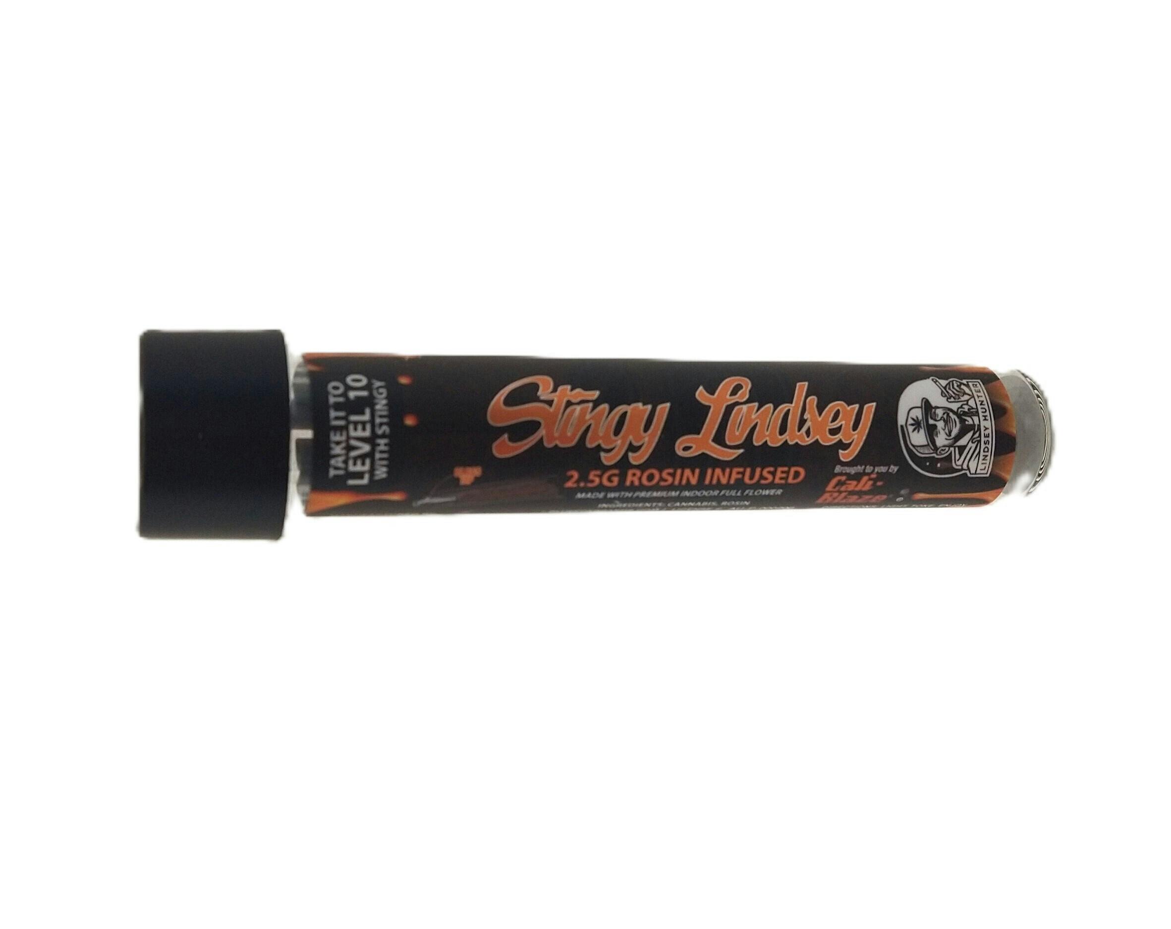 Stingy Lindsey | Trop Peel | Hash Rosin Infused Blunt | 2.5g | Hybrid