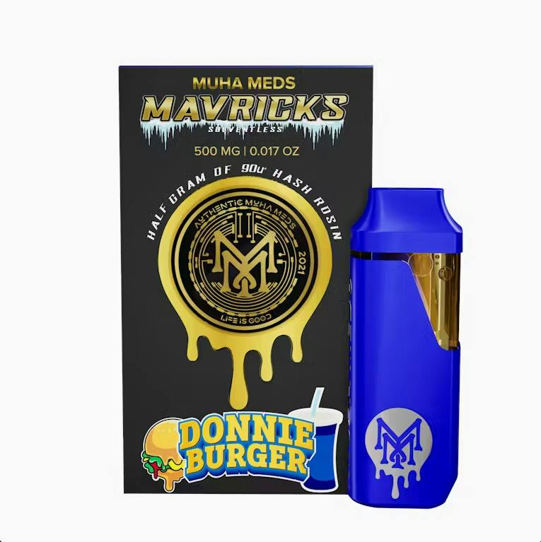 Muha Meds | Donnie Burger | Hash Rosin Disposable | 0.5g | Hybrid