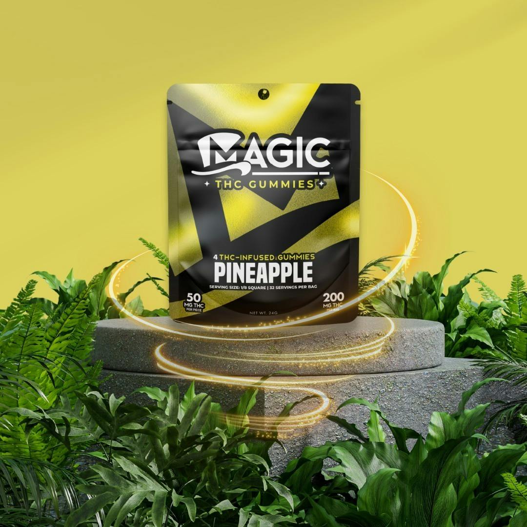 Magic | Pineapple | Infused Gummies | 200mg | Sativa