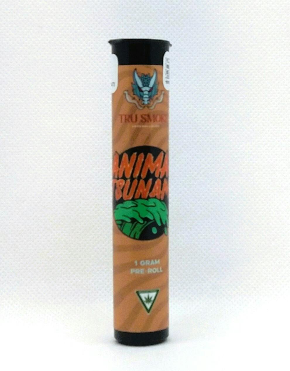 Tru Smoke | Animal Tsunami | Premium Pre-roll | 1g | Indica