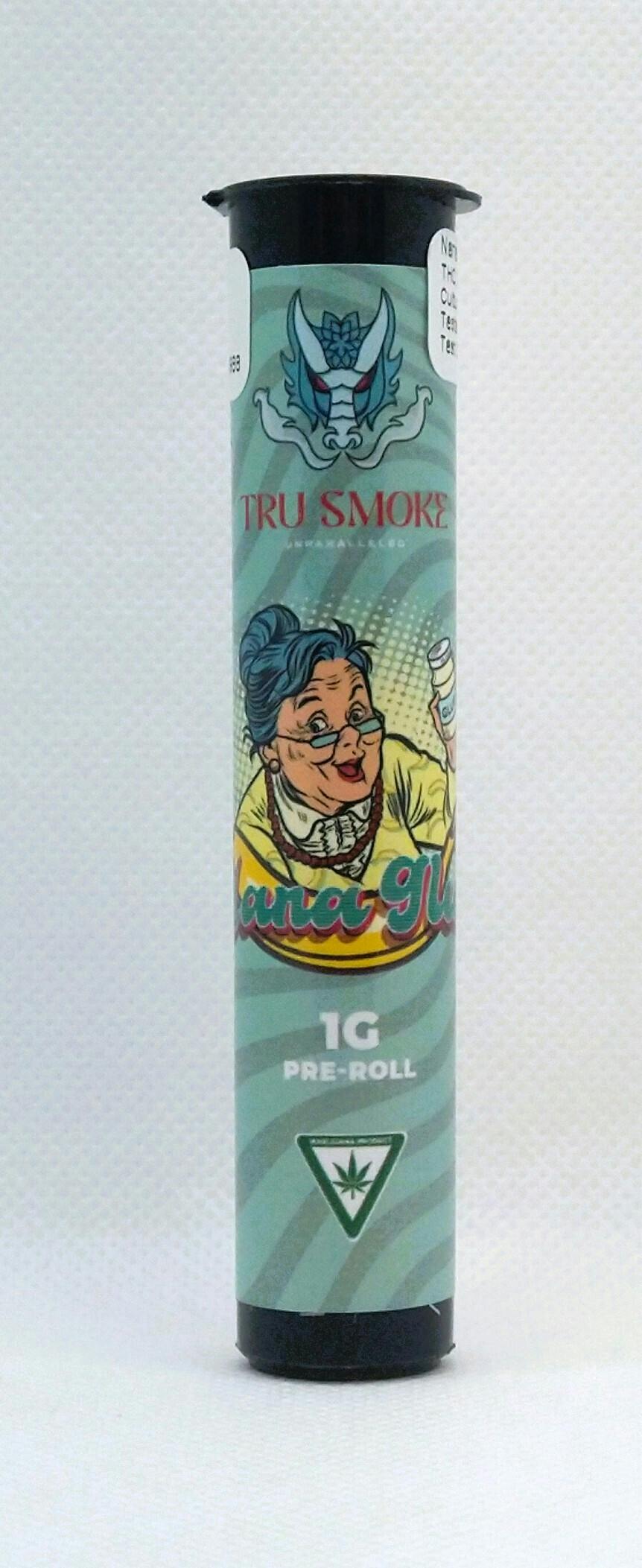 Tru Smoke | Nana Glue | Premium Pre-roll | 1g | Indica
