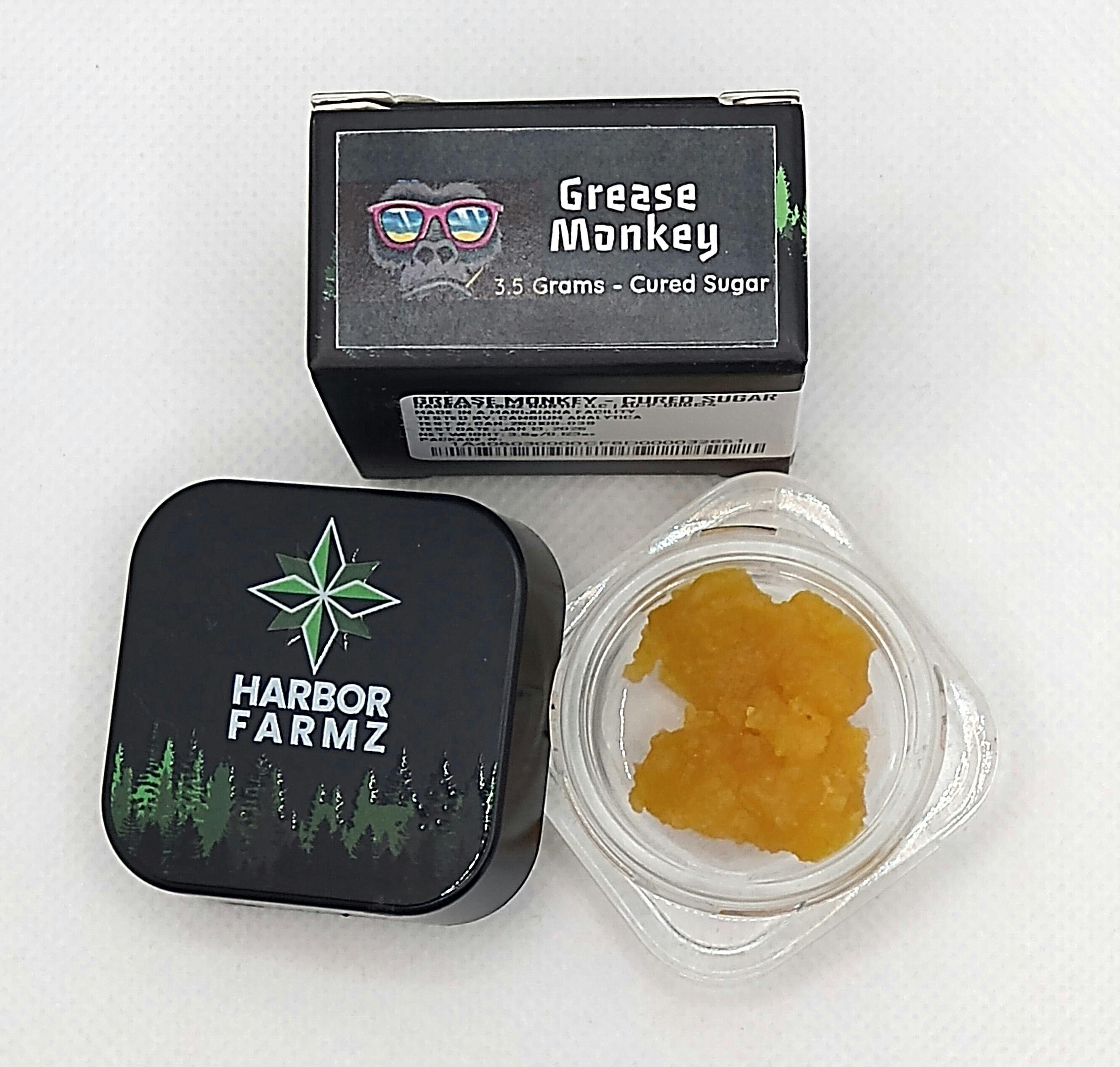 Harbor Farmz | Grease Monkey | Cured Sugar Concentrate | 3.5g | Indica