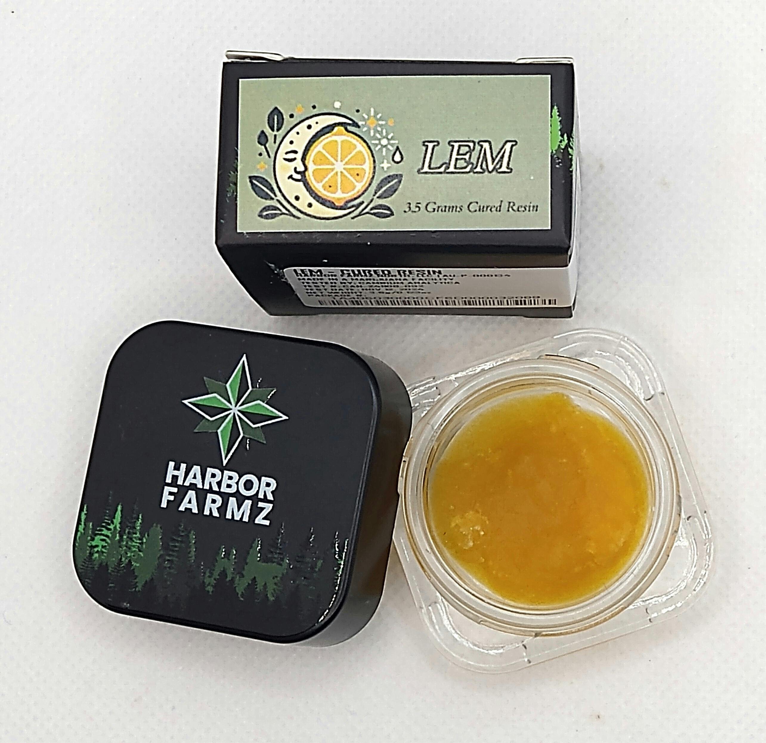 Harbor Farmz | LEM | Live Resin Concentrate | 3.5g | Sativa