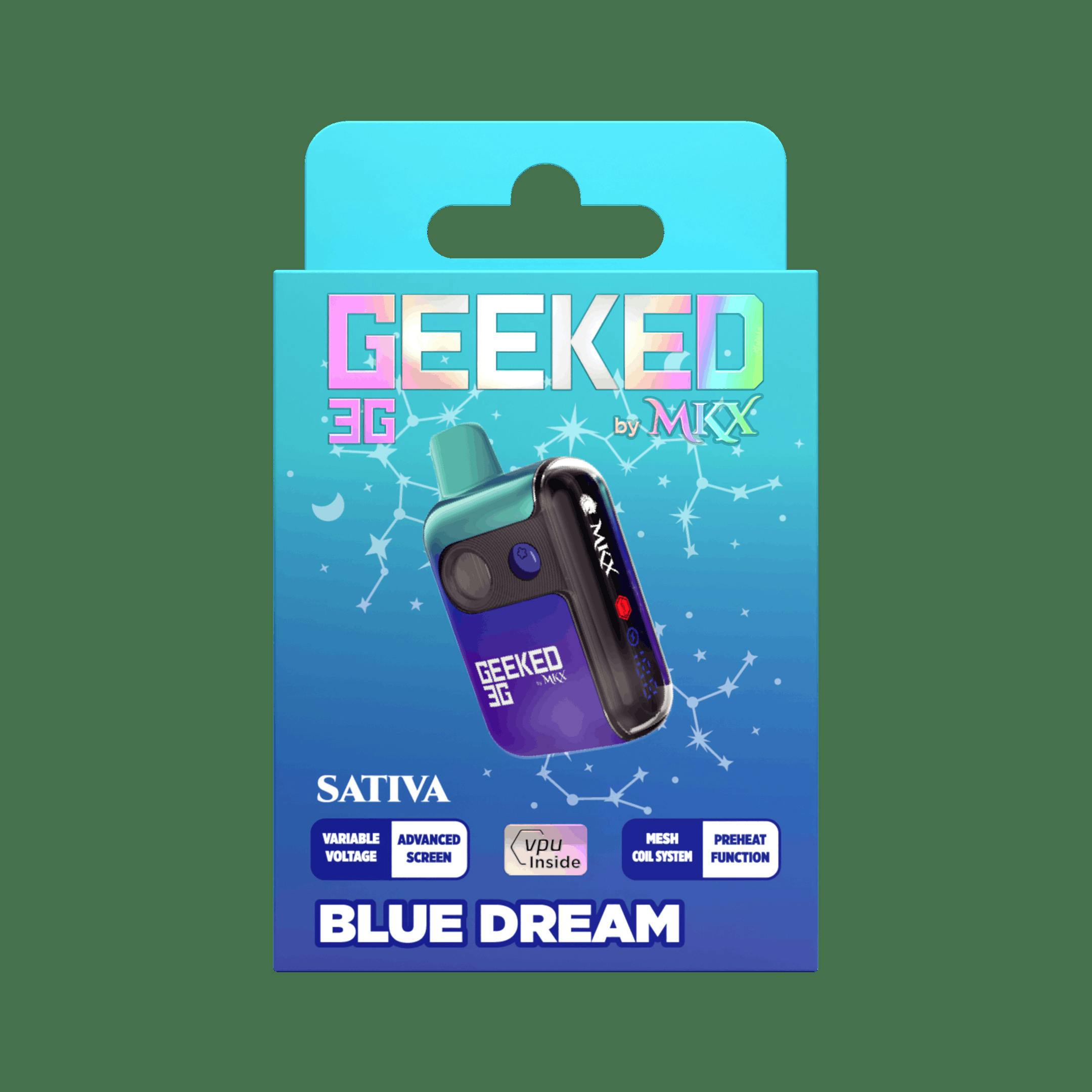 Geeked | Blue Dream | 3g | Disposable Vape | Sativa