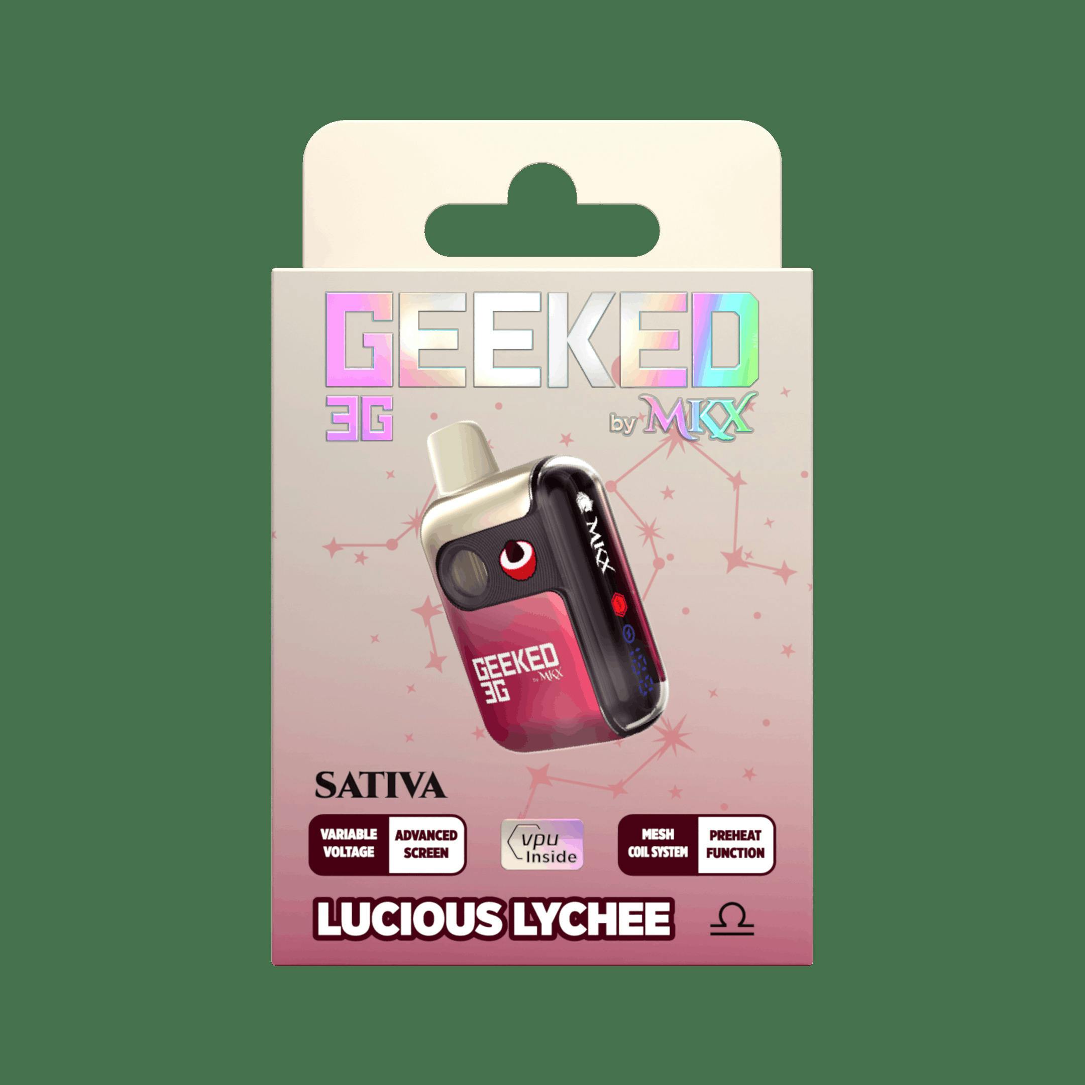 Geeked | Gelonade | 3g | Disposable Vape | Sativa