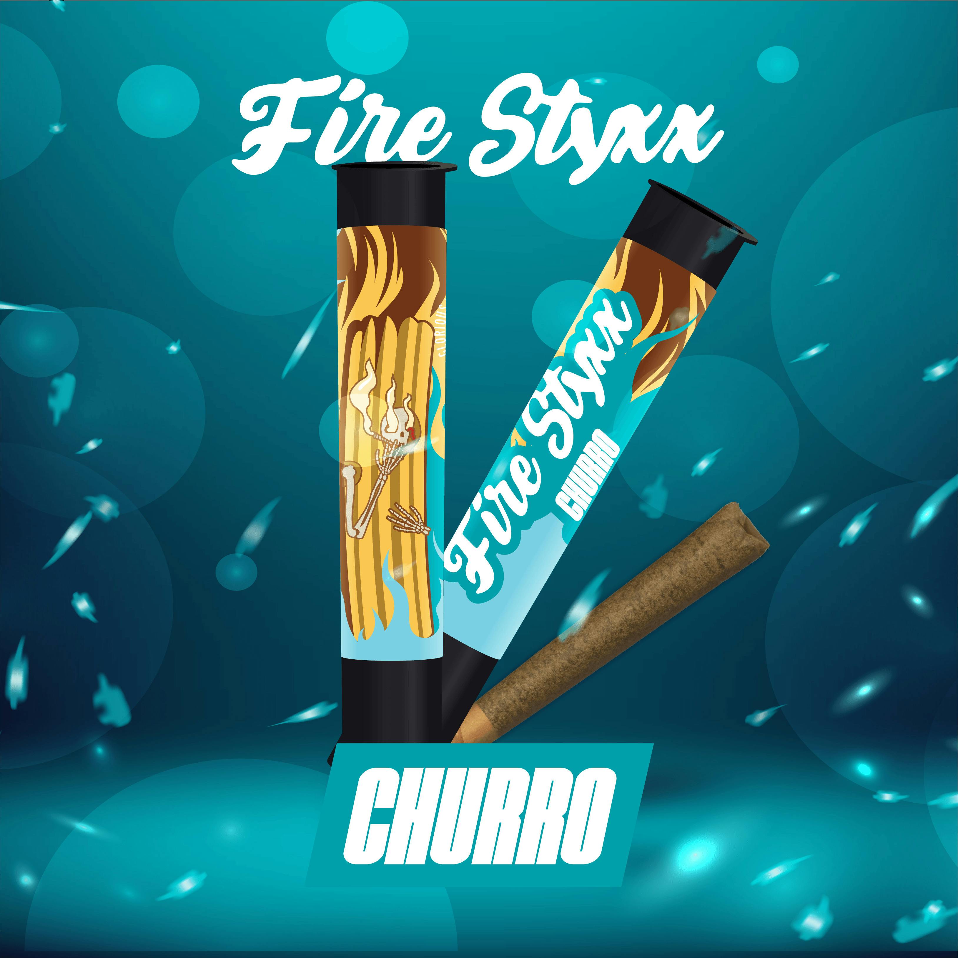 Fire Styxx | Churro | Infused Pre Roll | 1g