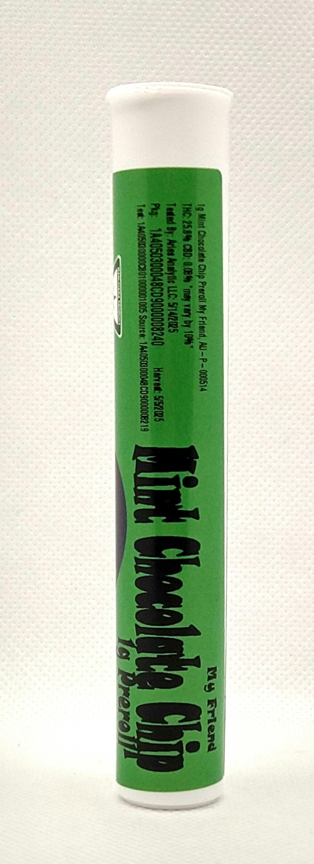 My Friend | Mint Chocolate Chip | Pre-roll | 1g | Hybrid