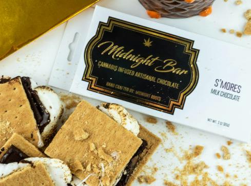 Midnight Roots | S'mores | Infused Chocolate Bar | 200mg | Hybrid