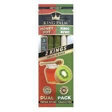 King Palm | Honey & Kiwi | Dual Flavor Rolls | 2pack