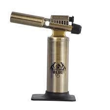 Special Blue | Heavy Metal Single Flame Torch | Gold