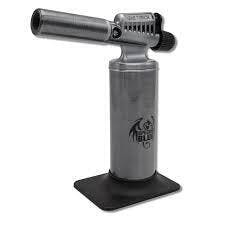Special Blue | Heavy Metal Single Flame Torch | Silver