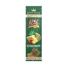 King Palm | Peach Pineapple | Hemp Wrap | 2pack
