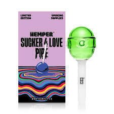 Hemper | Green Lollipop Sucker | 4.5inch Glass Handpipe