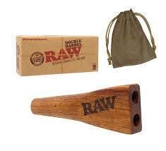 Raw | Double Barrel | Wooden Cig Holder