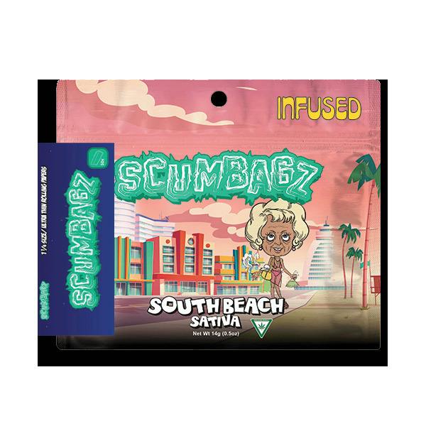 Scumbagz | South Beach | 14g | Infused Prepacked Flower | Sativa