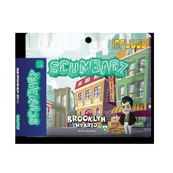 Scumbagz | Brooklyn | 14g | Infused Prepacked Flower | Hybrid