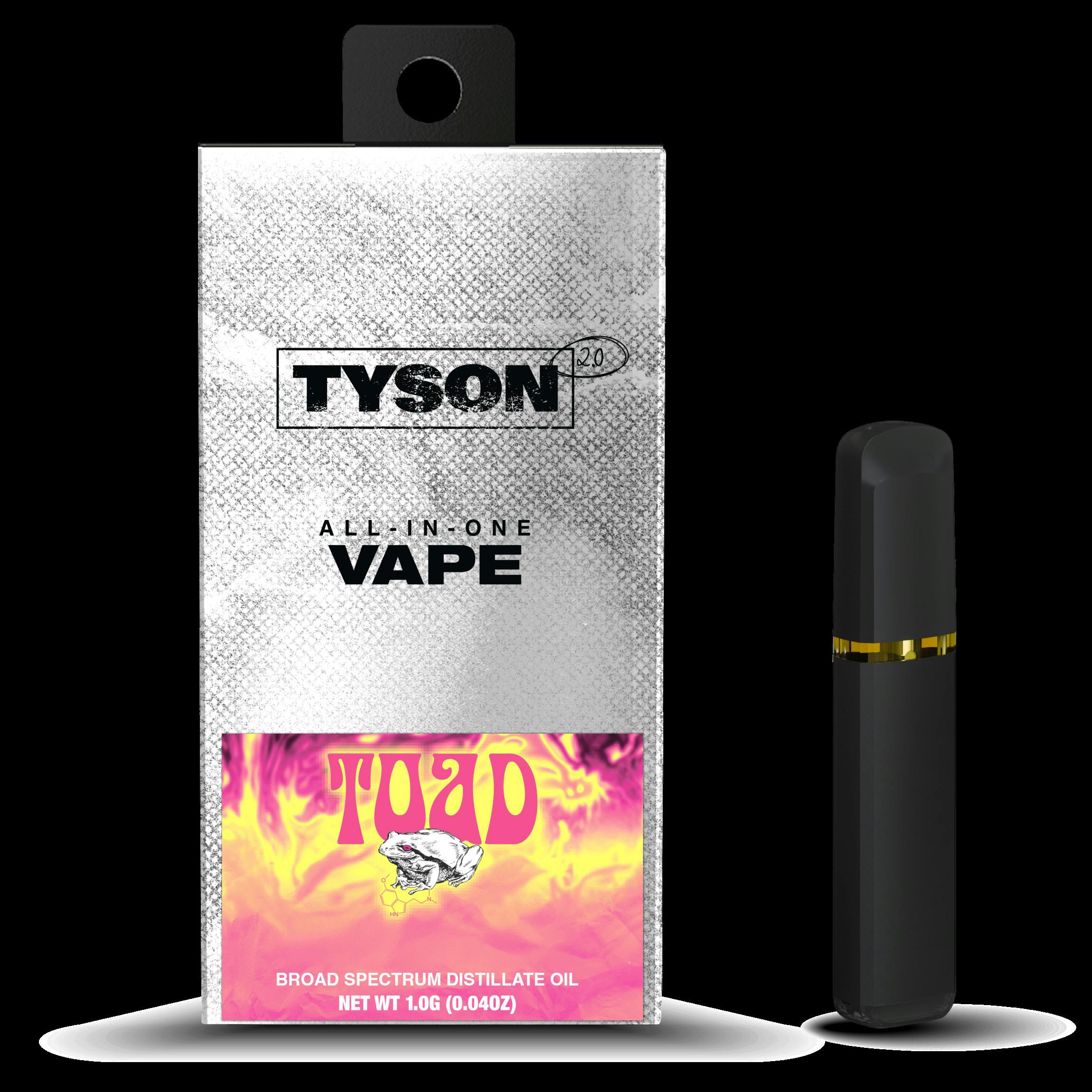 Tyson 2.0 | Toad | Disposable Vape | 1g | Hybrid