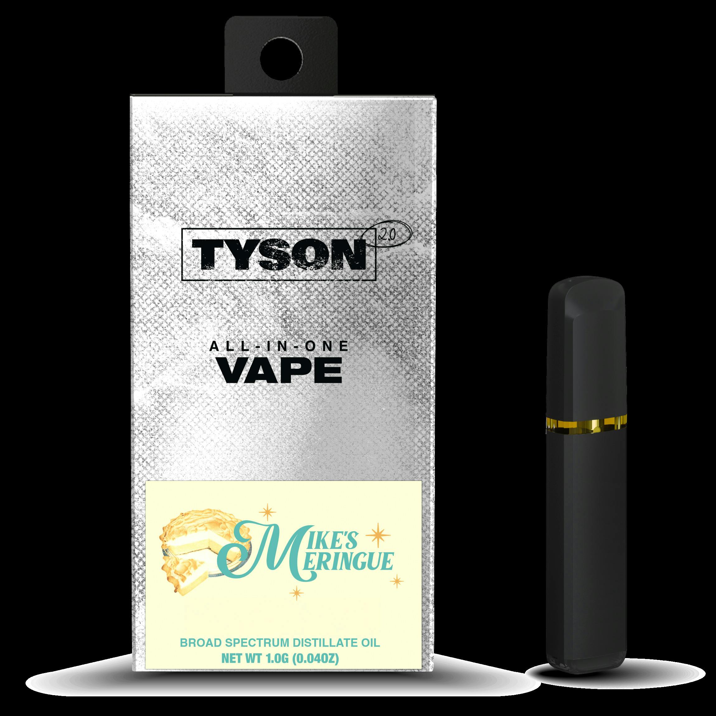 Tyson 2.0 | Mike's Meringue | Disposable Vape | 1g | Sativa