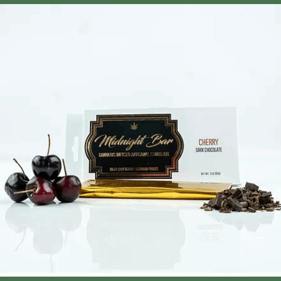 Midnight Roots | Cherry Dark | Infused Chocolate Bar | 200mg | Hybrid