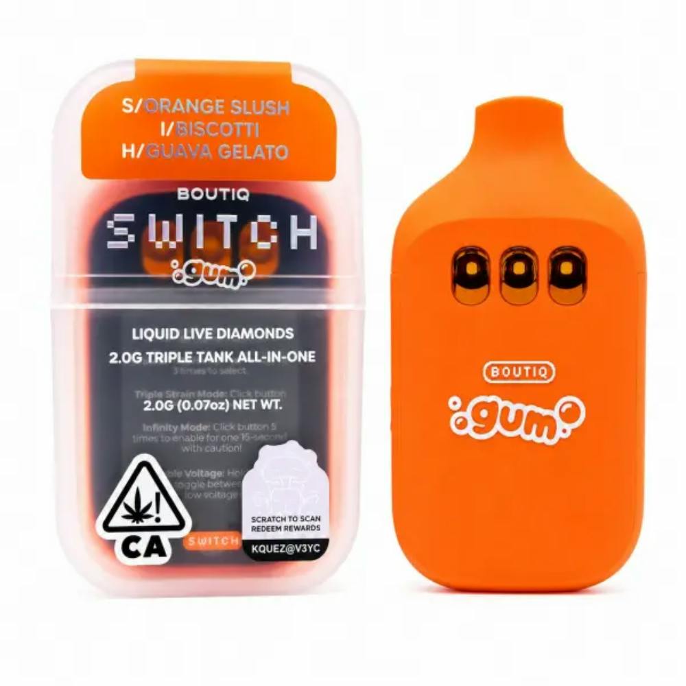 orange: Slush X Biscotti X Guava Gelato