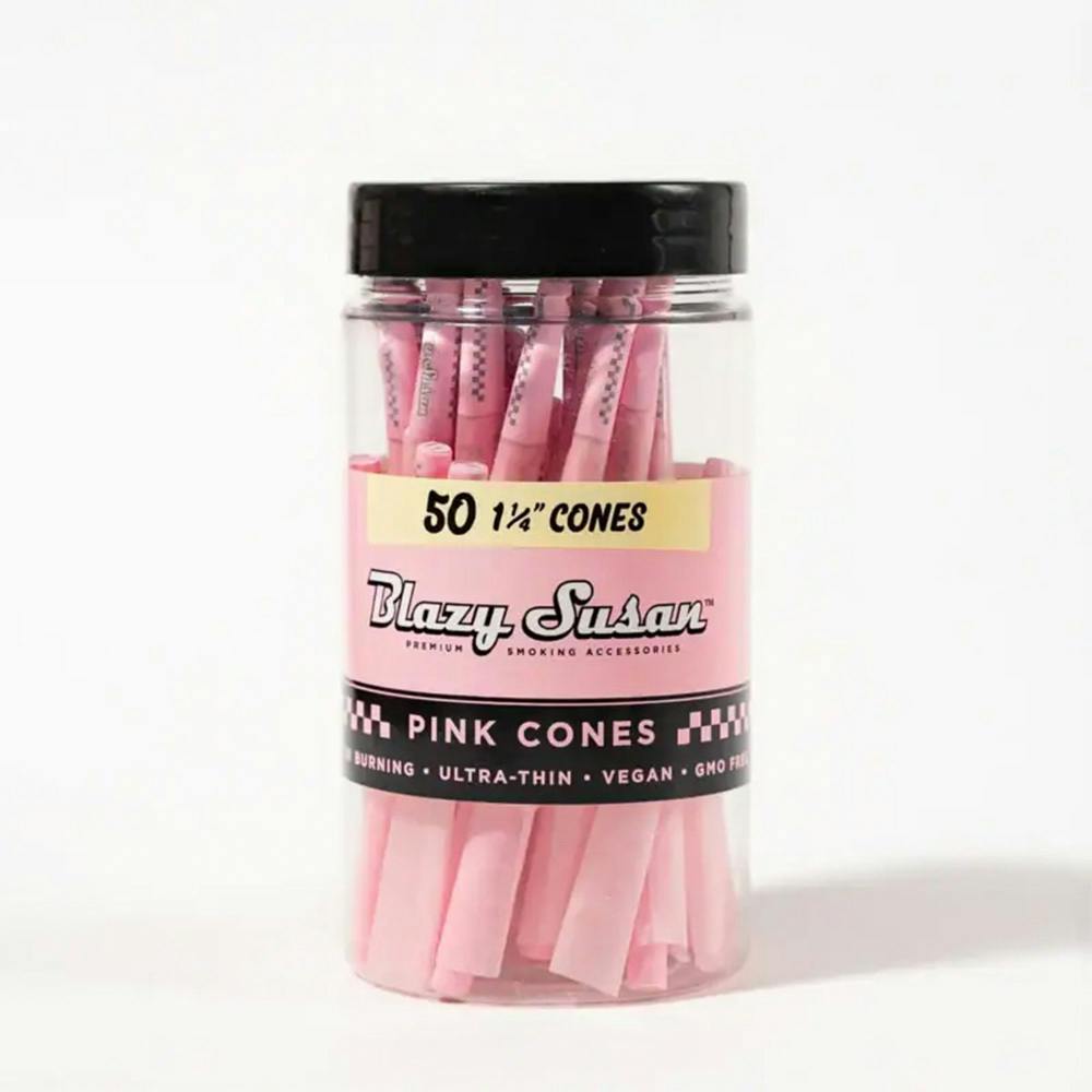 Pink - 1 1/4" [50pk] | Blazy Susan - Pink Cones